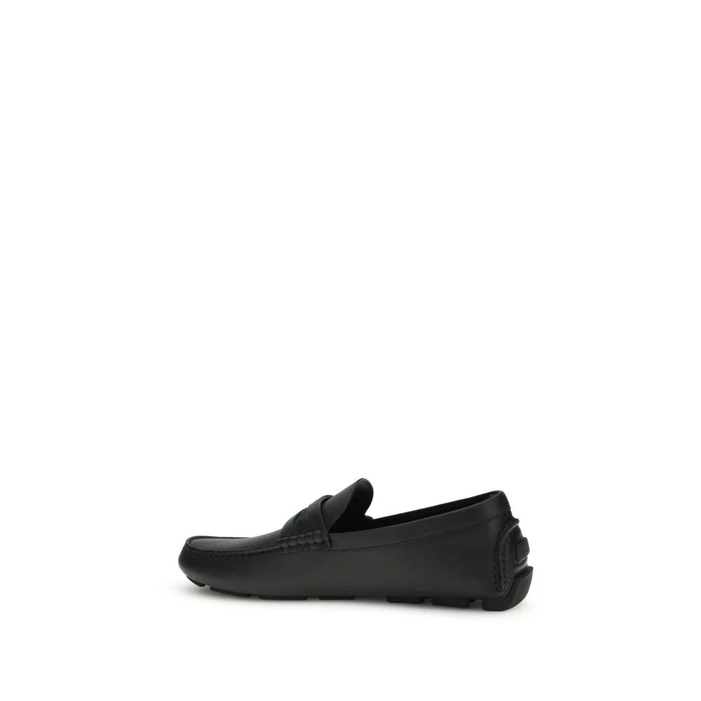 Gucci svarte kalveskinn Bos Taurus slip-on loafers