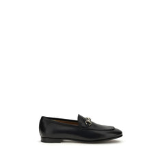 Șlapi din piele de vițel neagră Bos Taurus Gucci