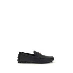 Gucci svarte kalveskinn Bos Taurus slip-on loafers