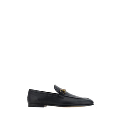 Gucci Black Calf Leather Bos Taurus Slip-On Loafers - EU40.5/US7.5