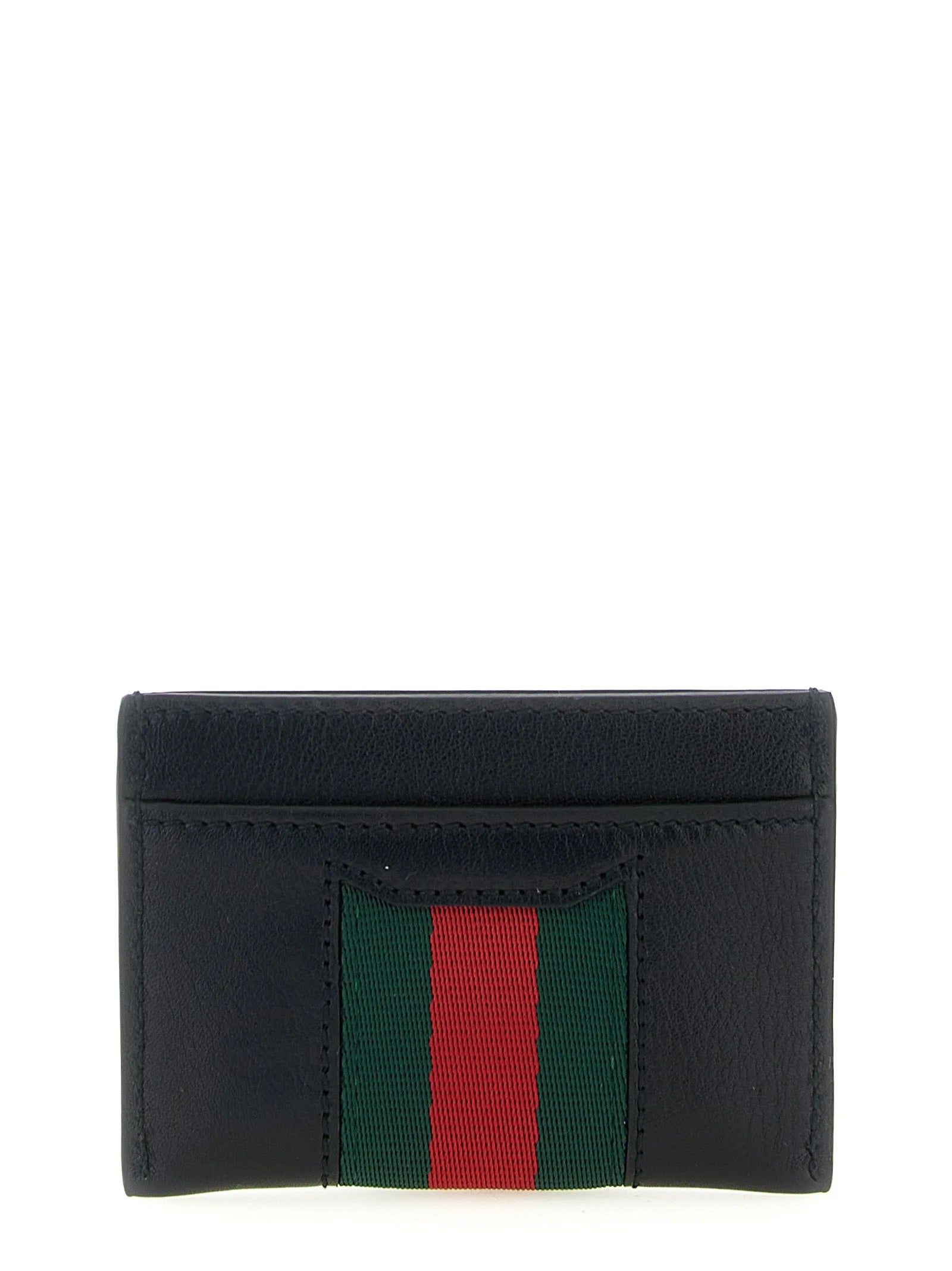 Gucci Cerna Peněženka Z Teleci Kůže