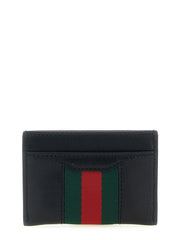 Gucci Cerna Peněženka Z Teleci Kůže