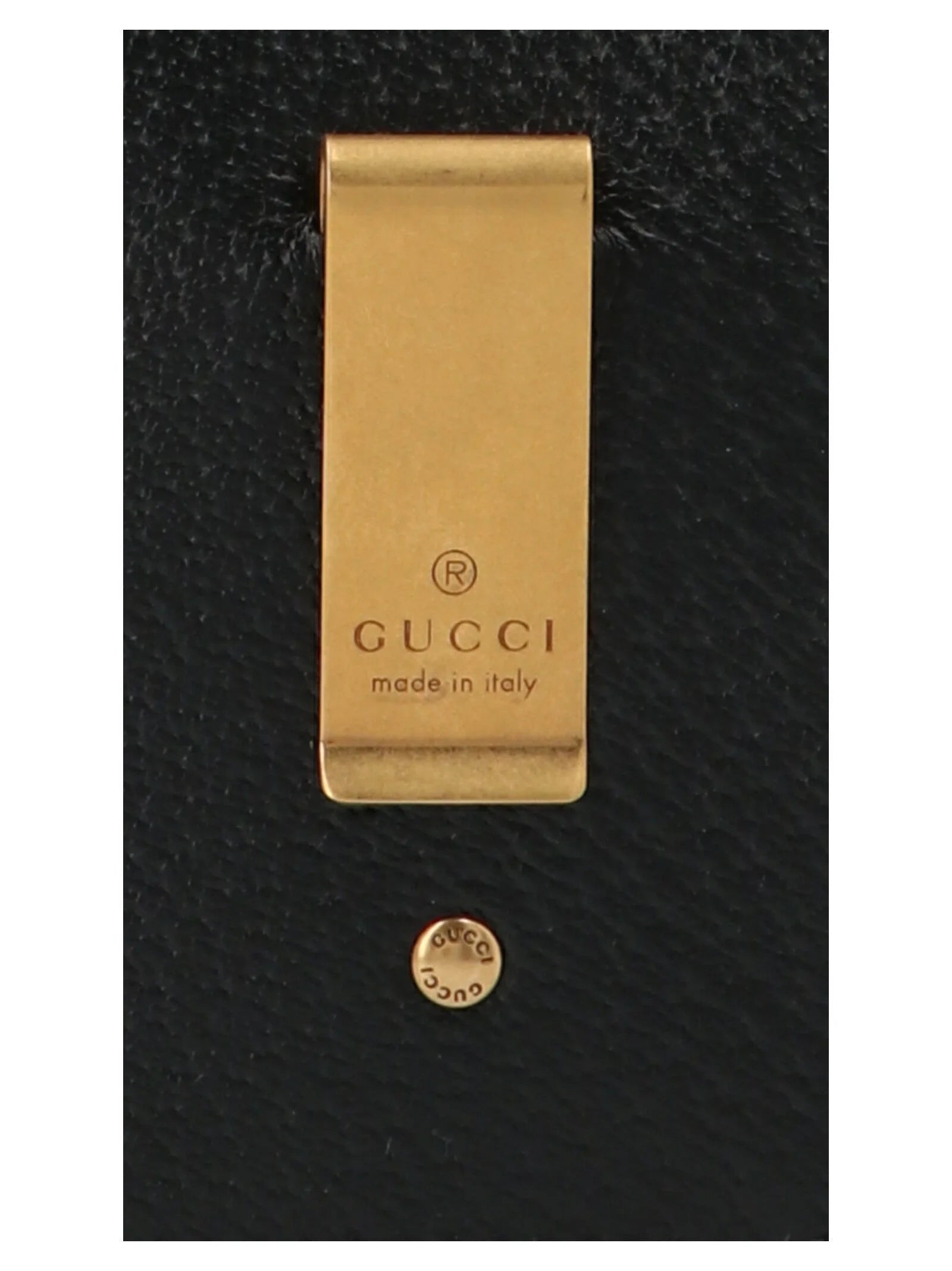 Gucci Schwarze Kartenhalter aus Kalbsleder