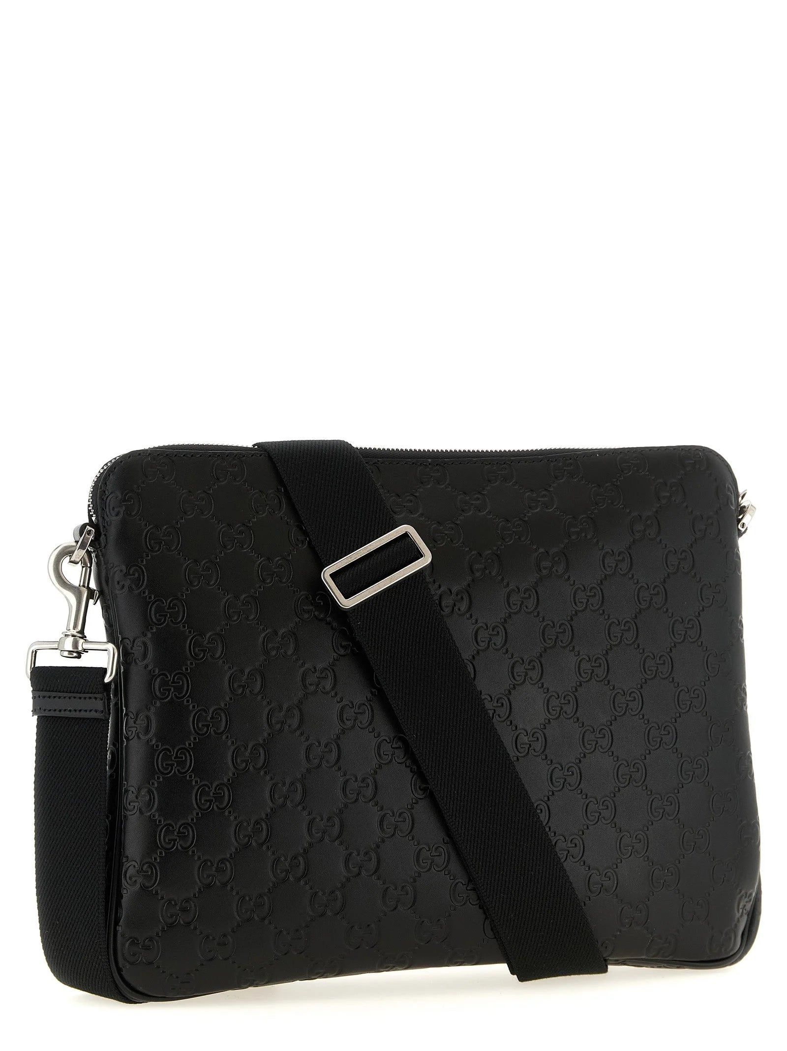 Gucci Schwarze Kalbsleder-Umhängetasche
