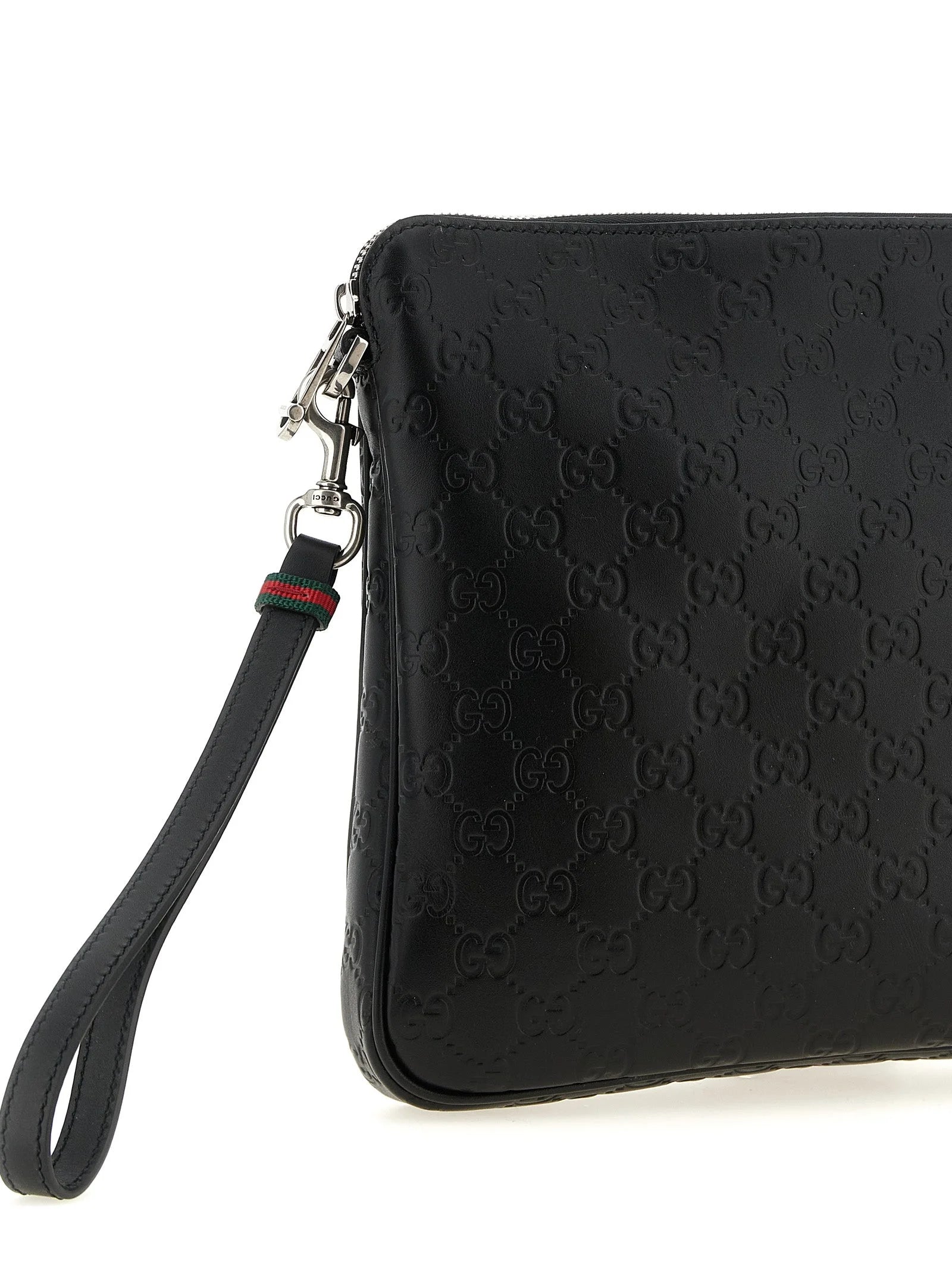 Gucci Schwarze Kalbsleder-Umhängetasche