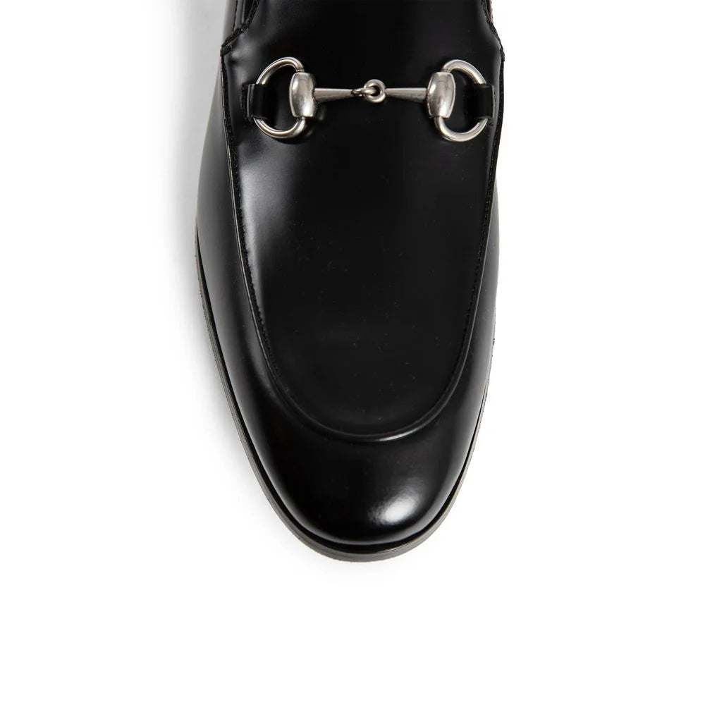 Gucci Black Calfskin Slip-On Loafers - EU40/US7