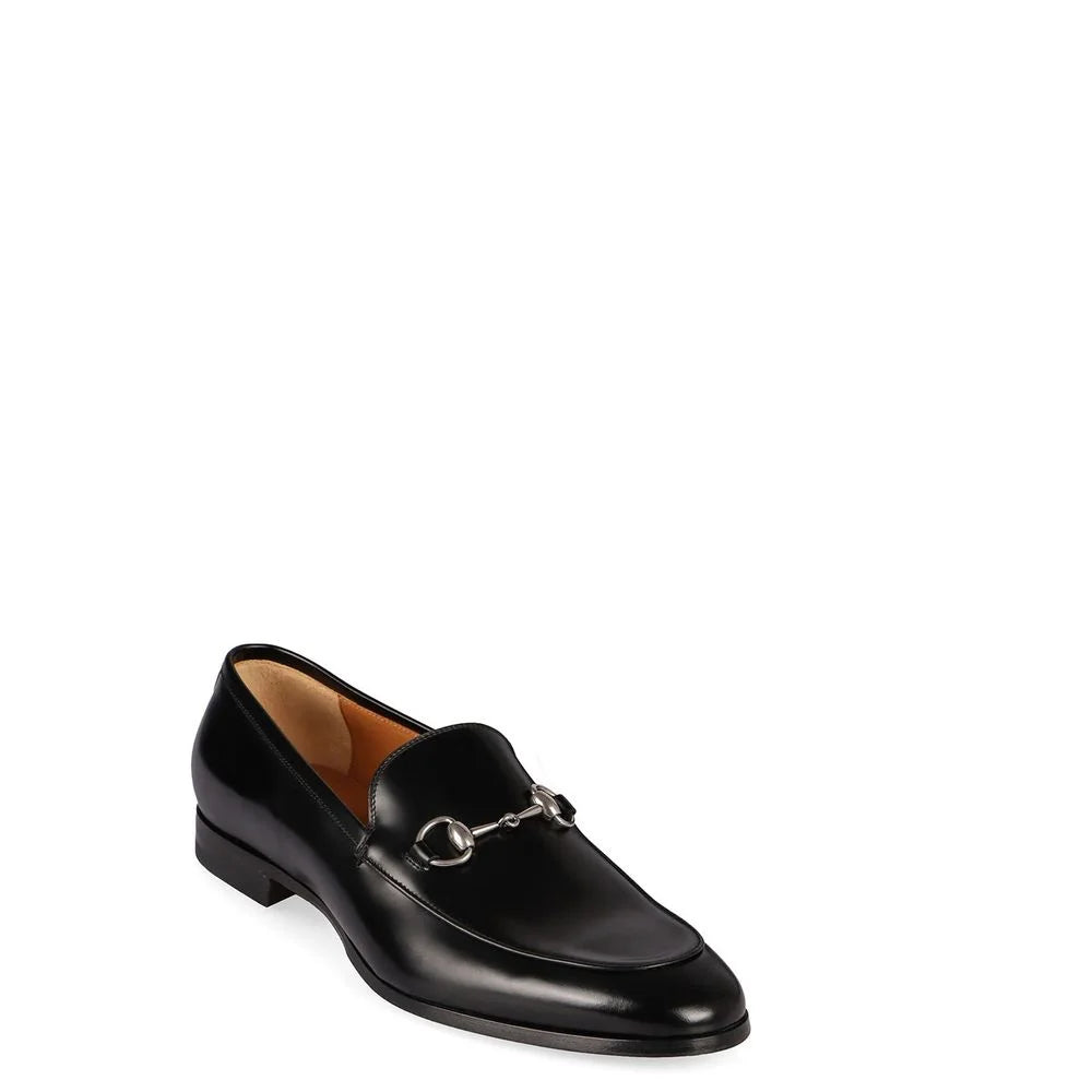 Gucci Black Calfskin Slip-On Loafers - EU40/US7