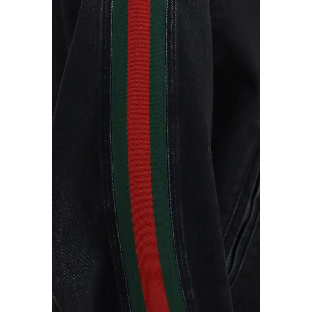 Gucci Black Cotton Biker Jacket - IT48 | M