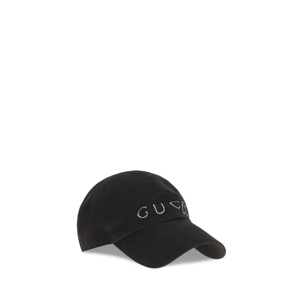 Gucci Black Cotton Cap (Baseball Hat)