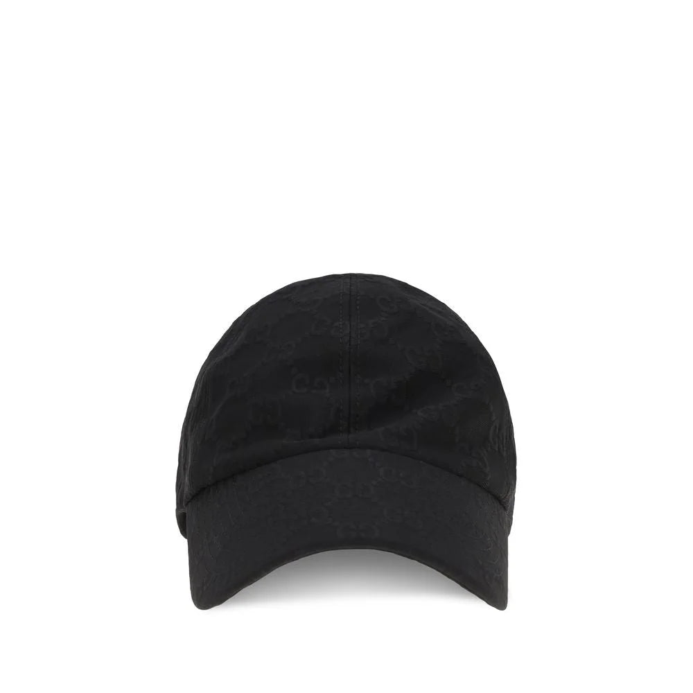 Gucci Black Cotton Cap (Baseball Hat)
