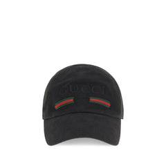 Gucci Black Cotton Cap (Baseball Hat)