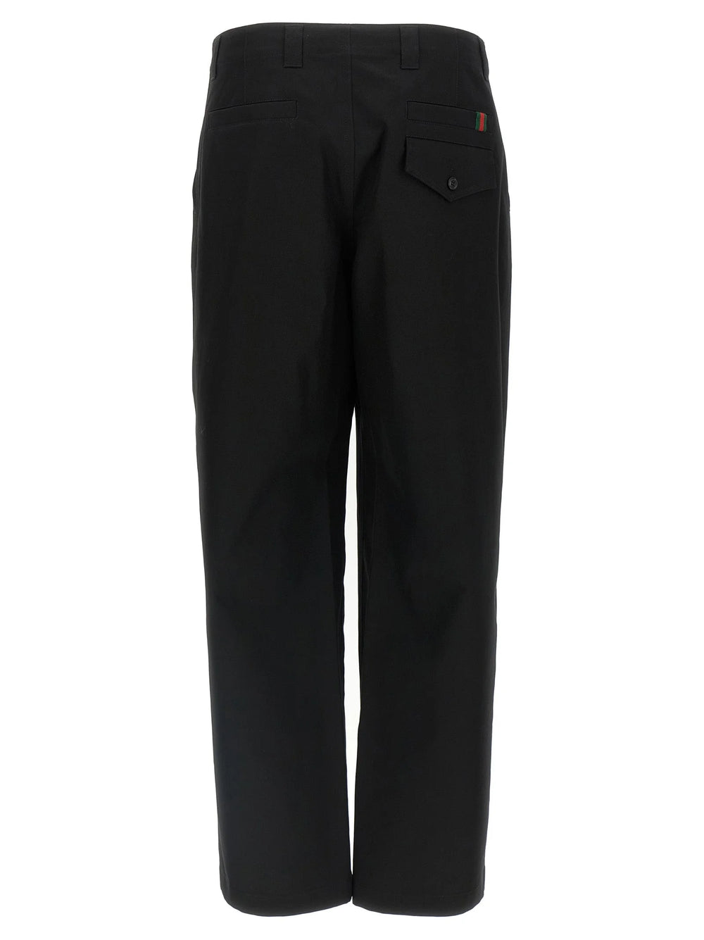 Gucci Black Cotton Casual Pants