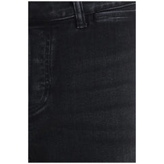 Gucci Black Cotton Flared Jeans - W32