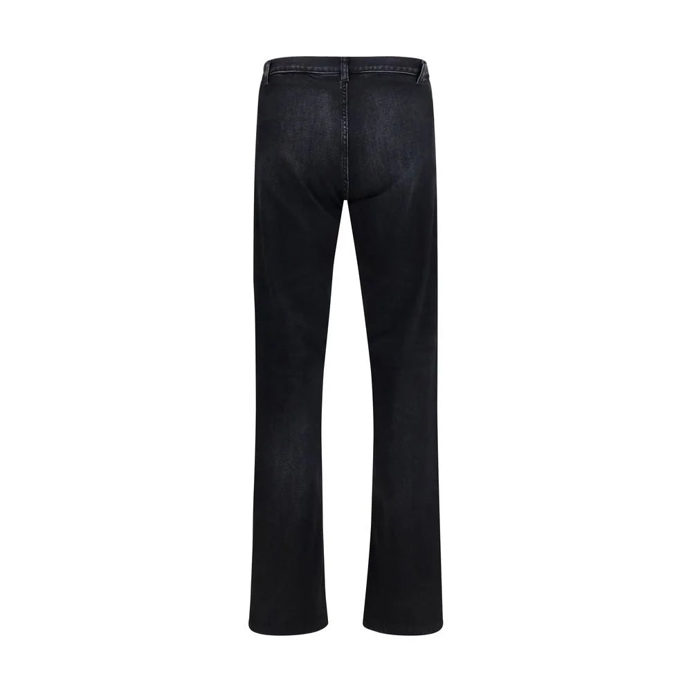 Gucci Black Cotton Flared Jeans - W32