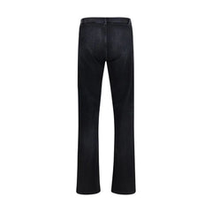 Gucci Black Cotton Flared Jeans - W32
