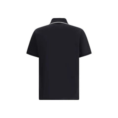 Gucci Black Cotton Polo Shirt