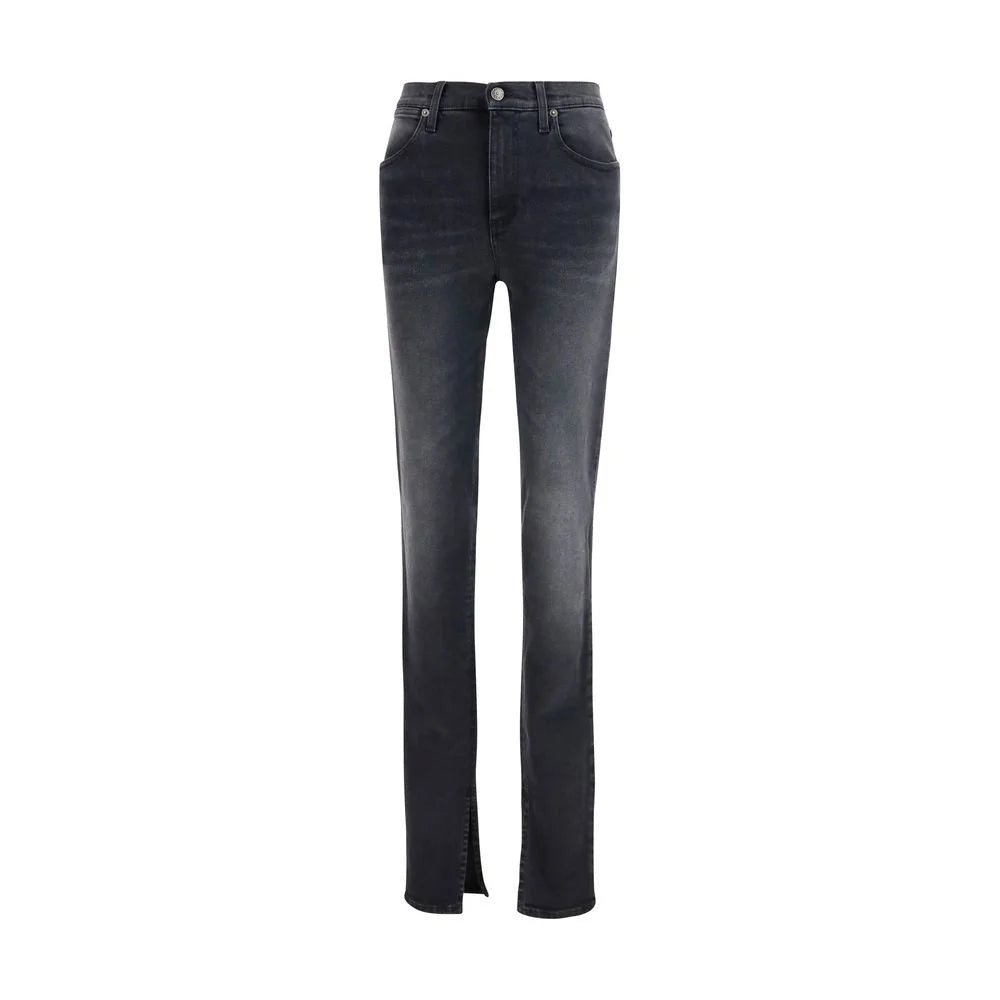 Gucci Black Cotton Skinny Jeans - 26
