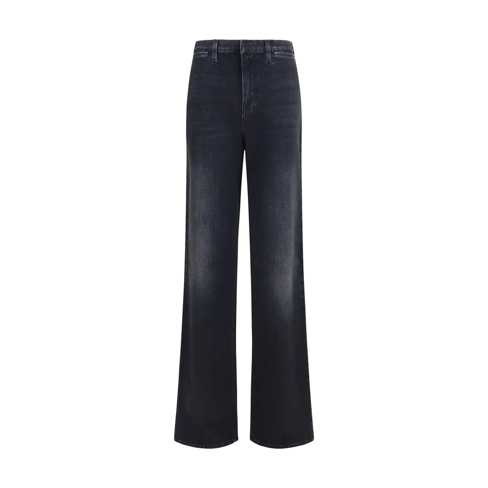 Gucci Black Cotton Straight-Leg Jeans