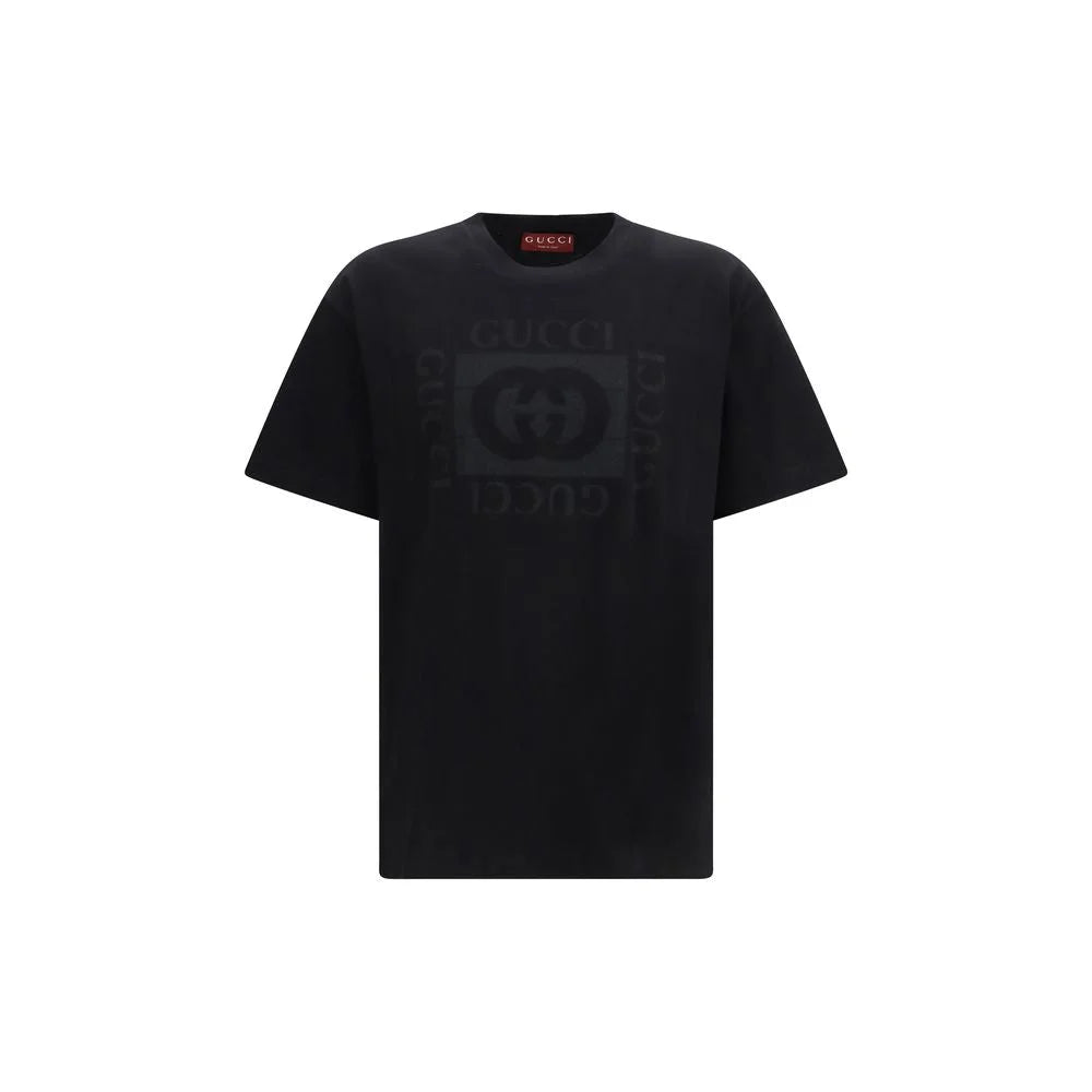 Gucci Black Cotton T-Shirt
