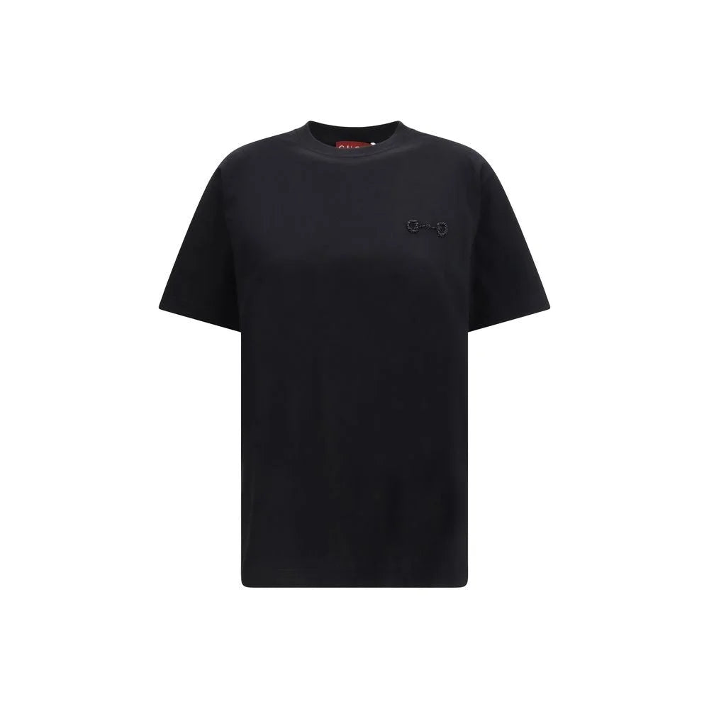 Gucci Black Cotton T-Shirt - M