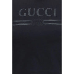 Gucci Black Cotton T-Shirt - M
