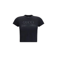 Gucci Black Cotton T-Shirt - M