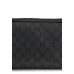 Gucci Black Fabric Clutch Bag