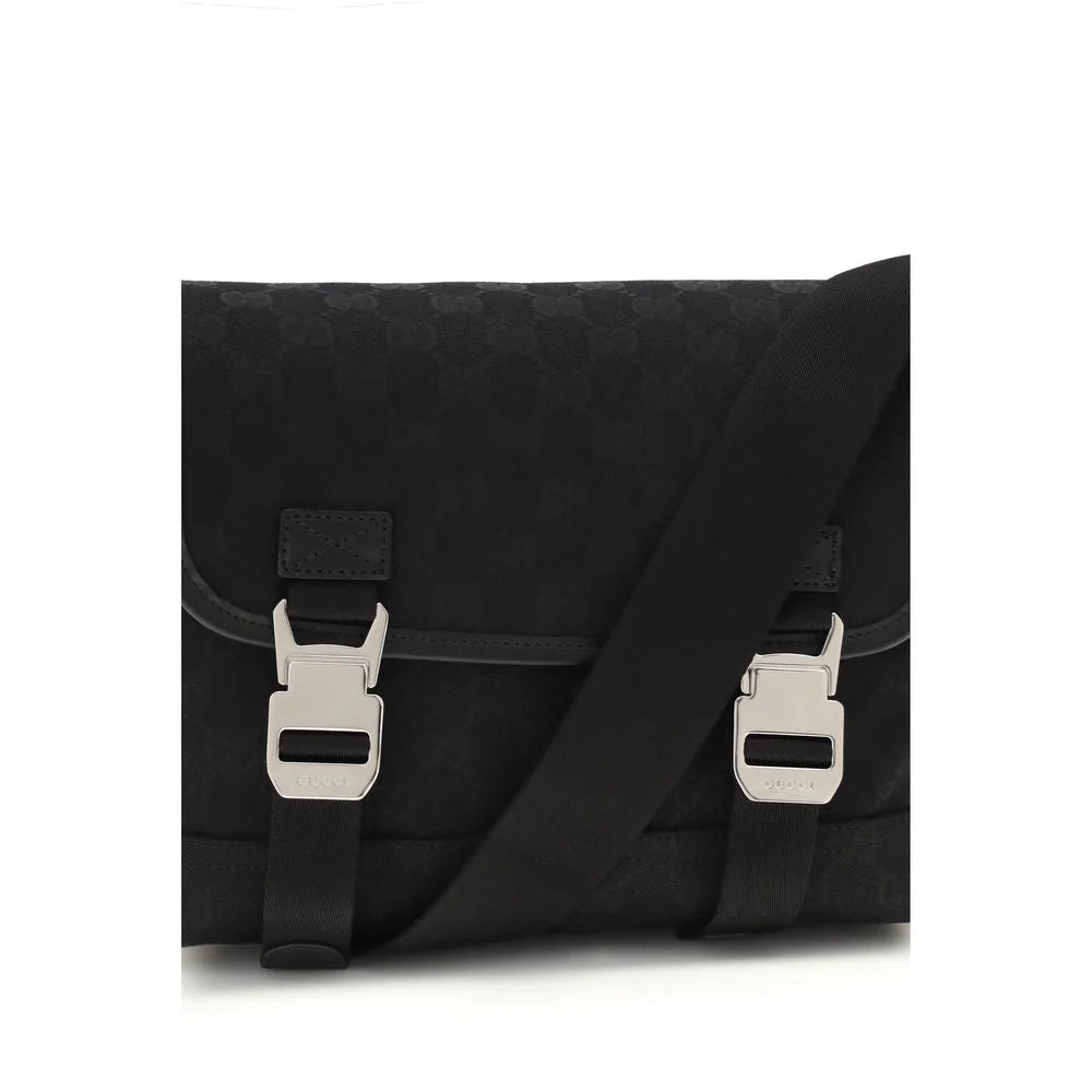 Gucci Black Fabric Shoulder Bag