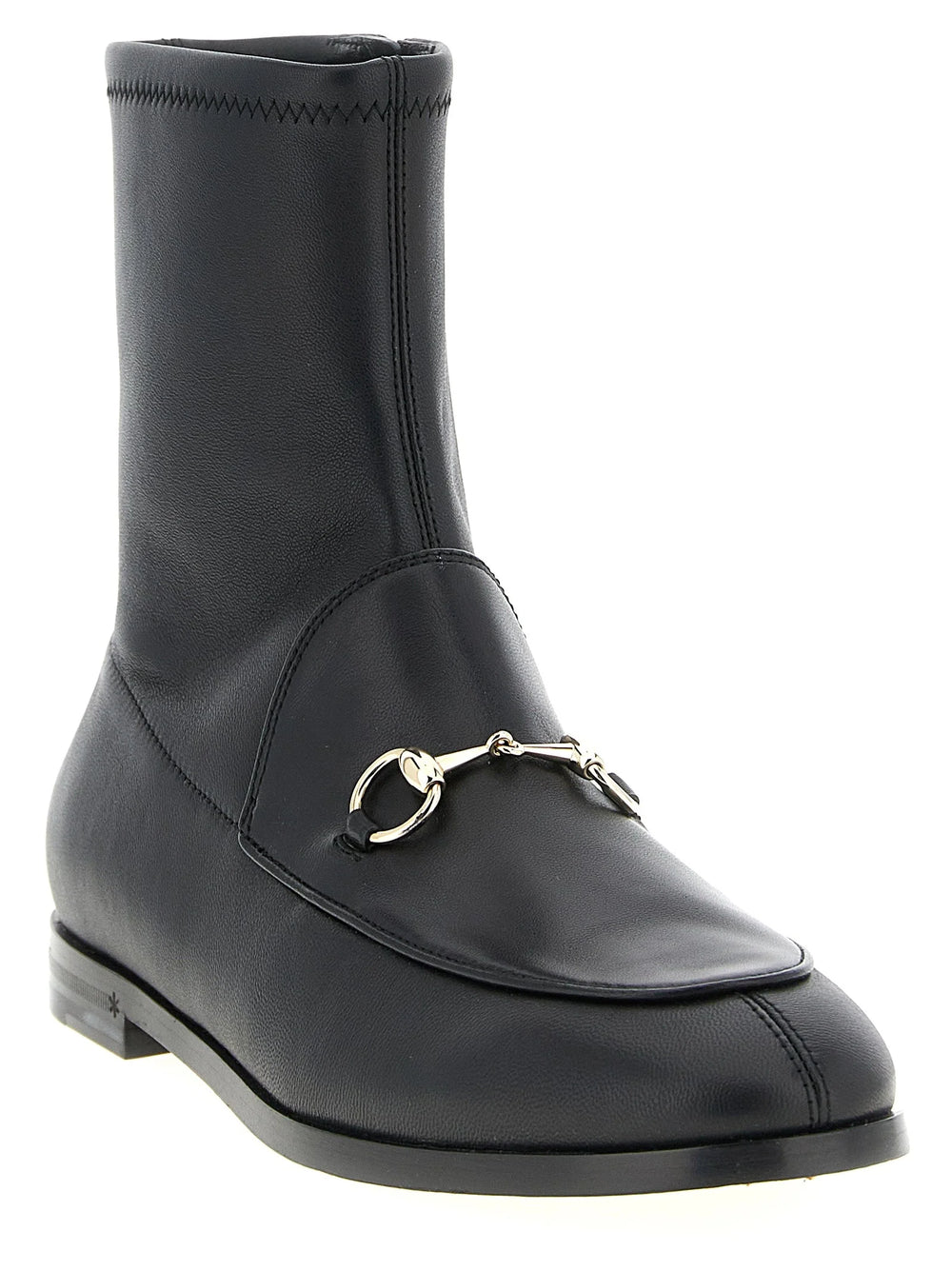 Gucci Black Lamb Leather Ankle Boots - EU35/US5