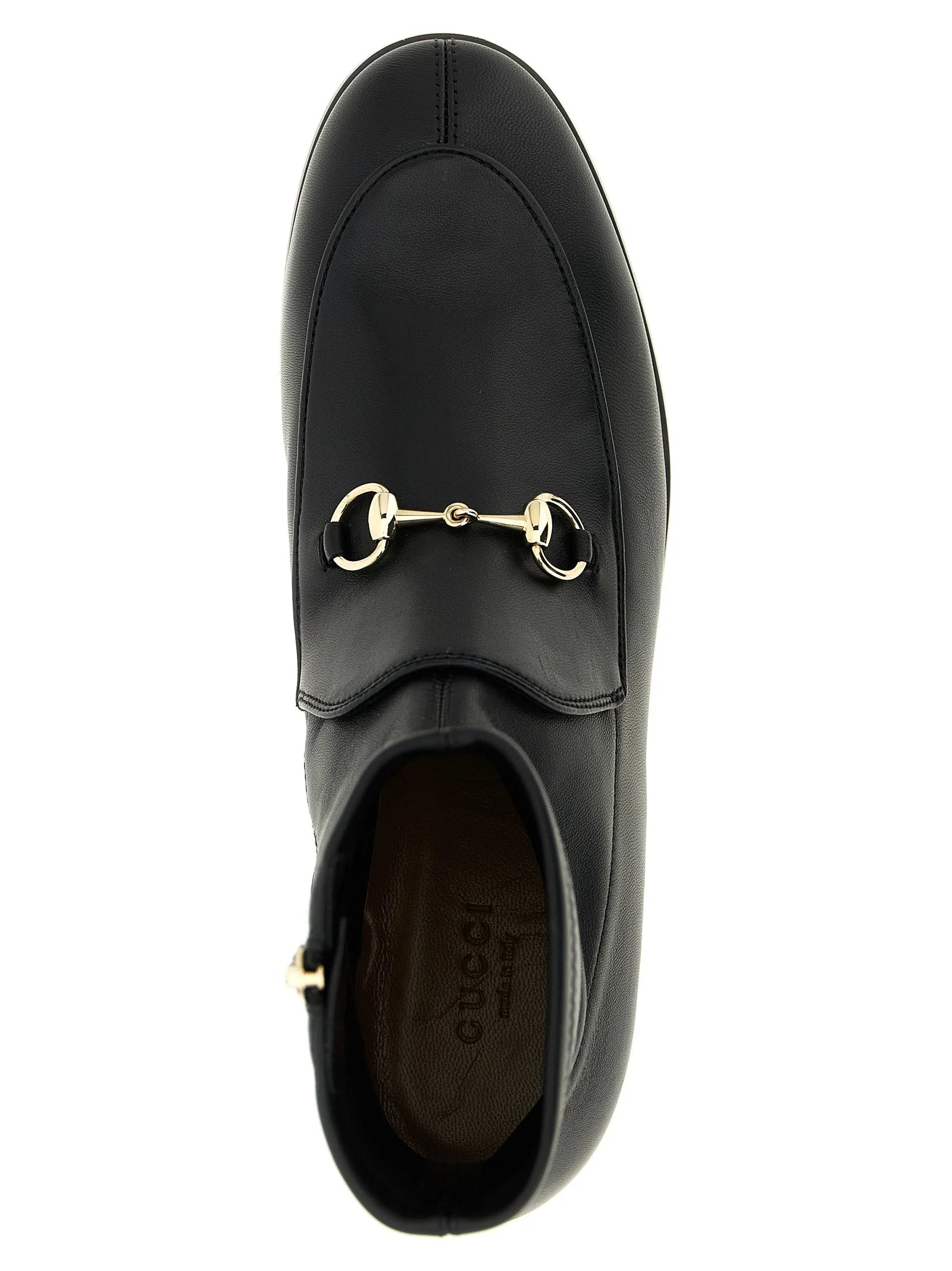 Gucci Black Lamb Leather Ankle Boots - EU35/US5
