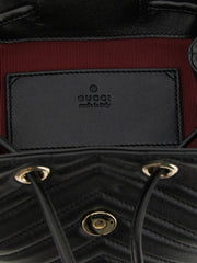 Gucci Black Lamb Leather Backpack