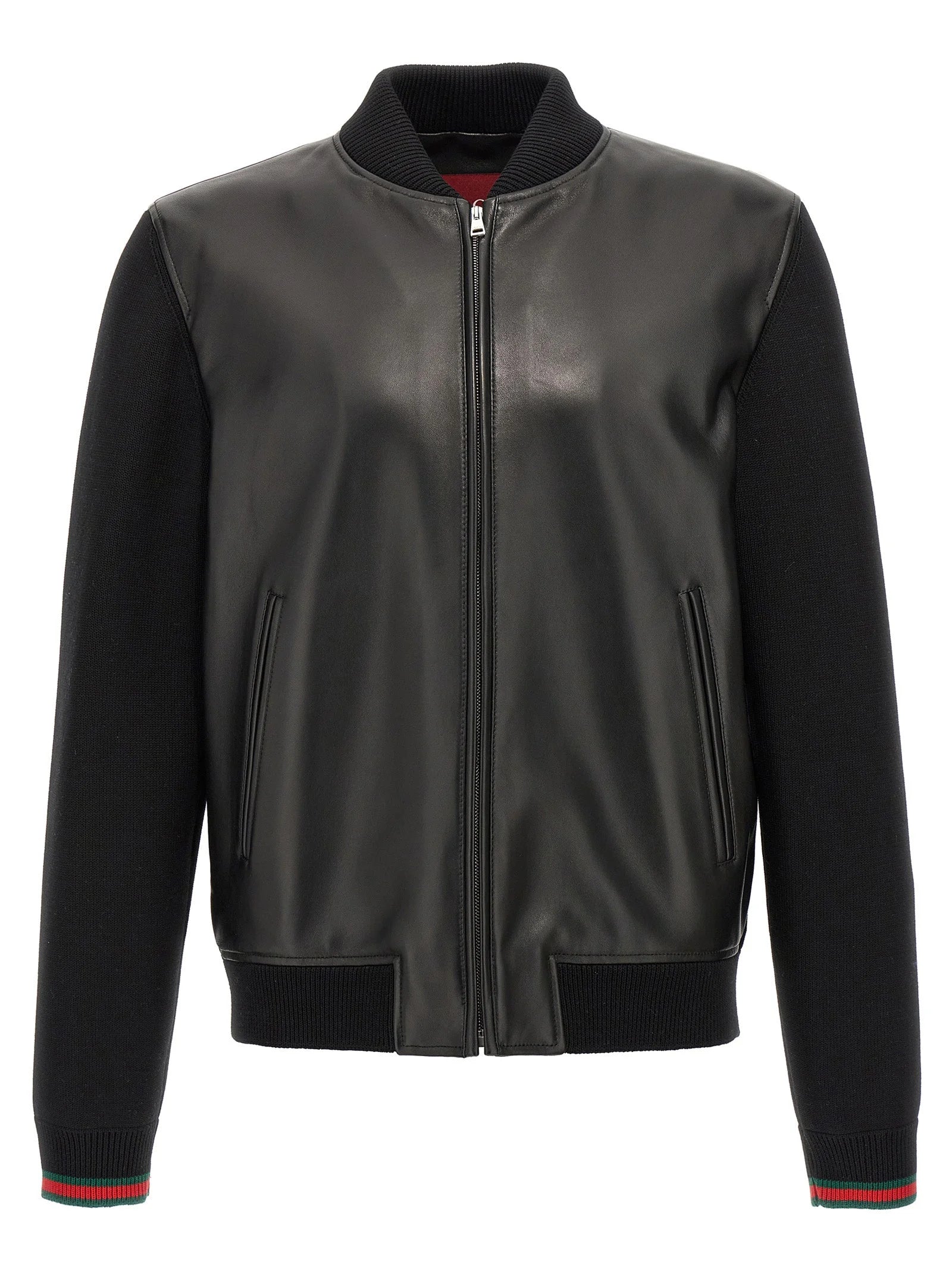Gucci Black Lamb Leather Leather Jacket - XXL
