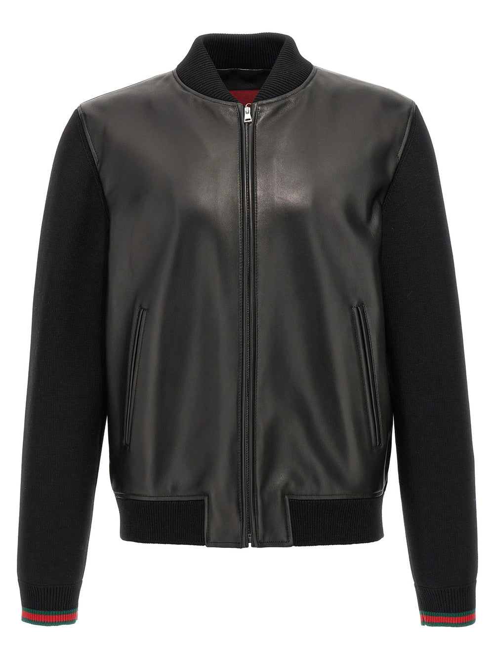 Gucci Black Lamb Leather Leather Jacket - XXL