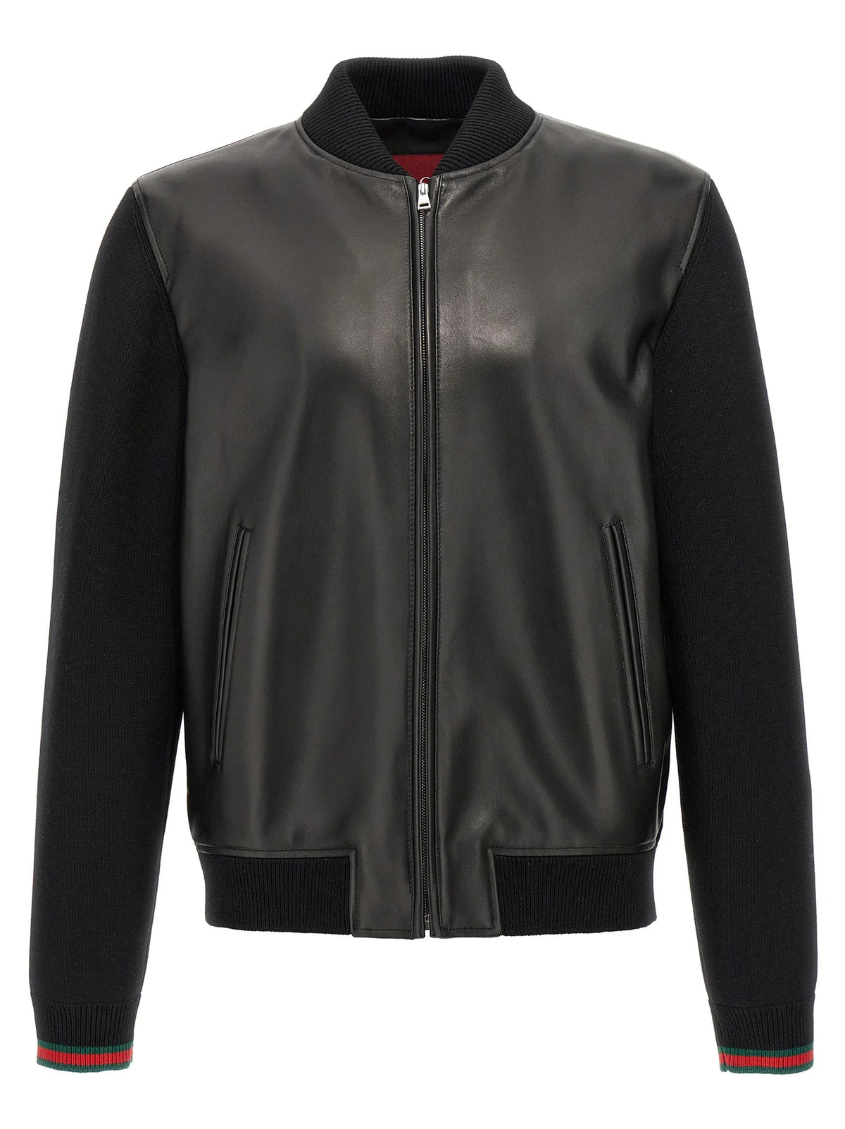 Gucci Black Lamb Leather Leather Jacket - XXL