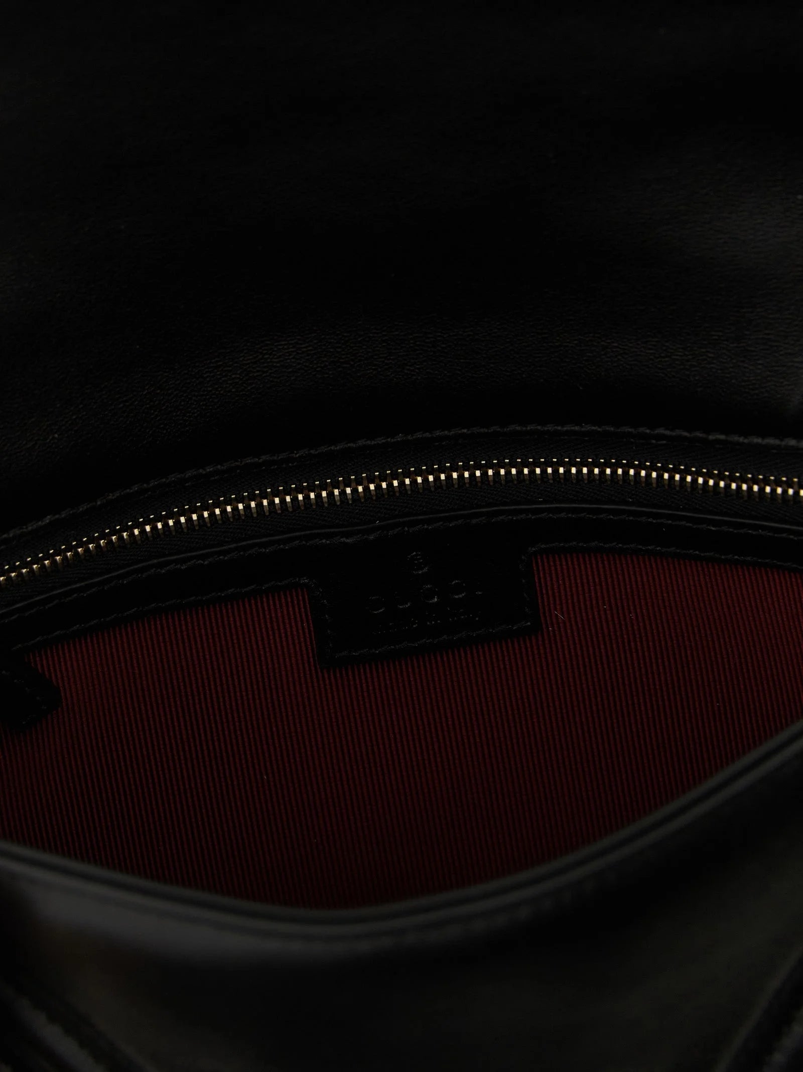 Gucci Black Lamb Leather Shoulder Bag