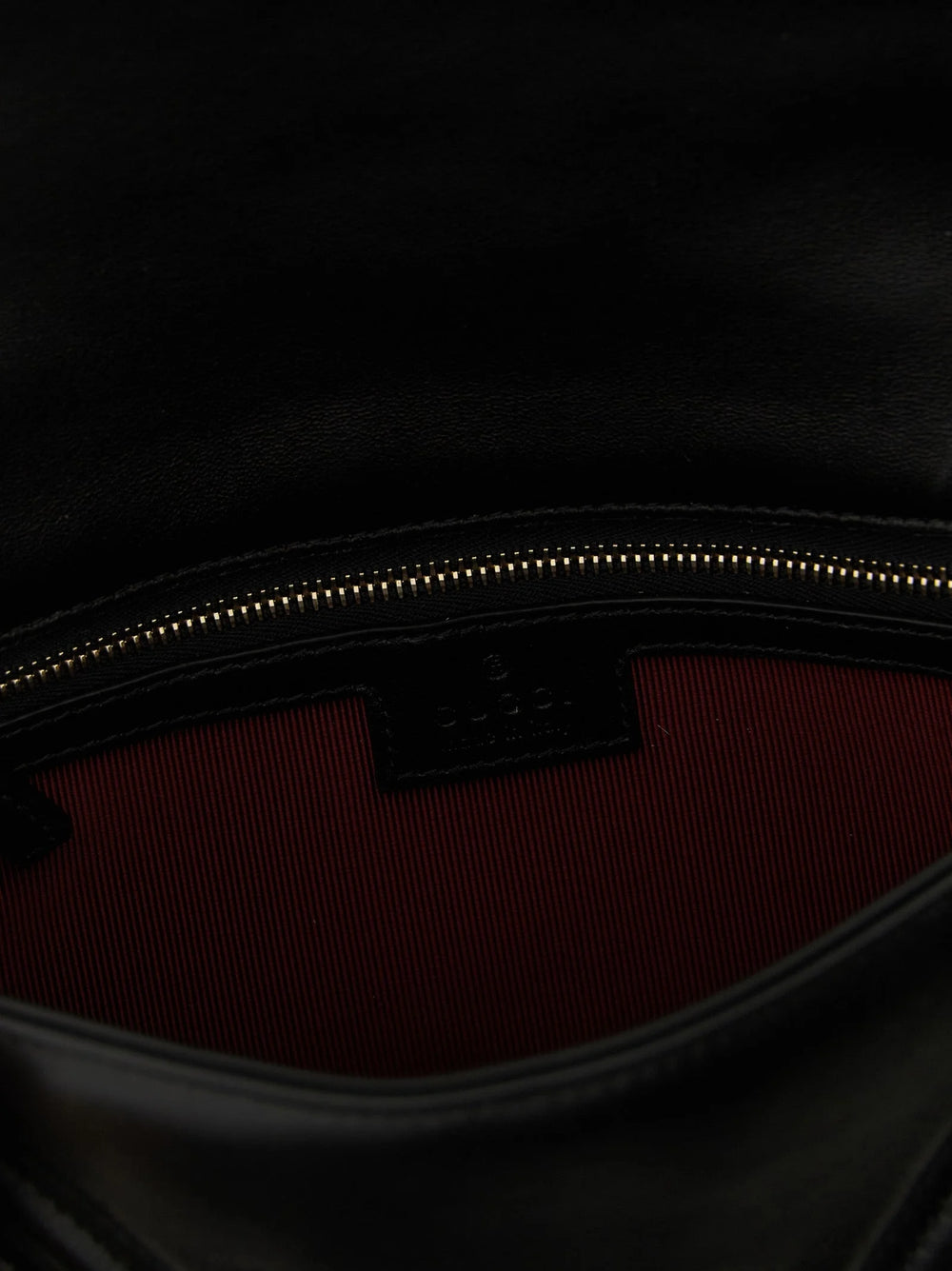 Gucci Black Lamb Leather Shoulder Bag