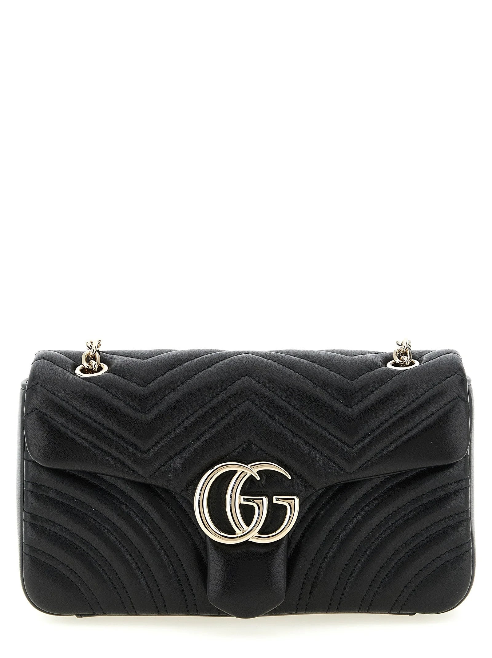 Gucci Black Lamb Leather Shoulder Bag