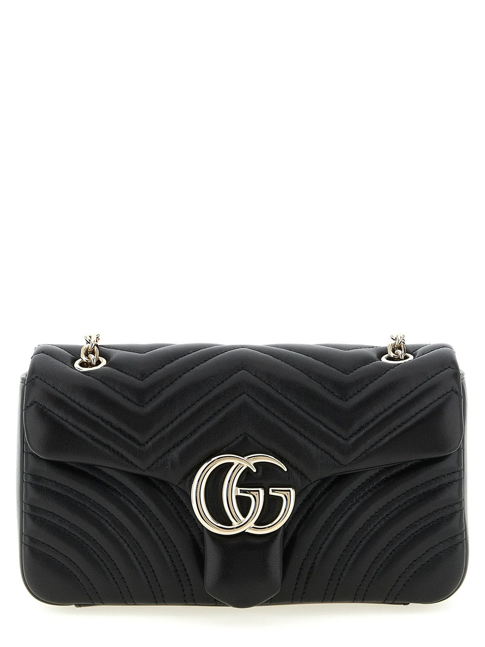 Gucci Black Lamb Leather Shoulder Bag