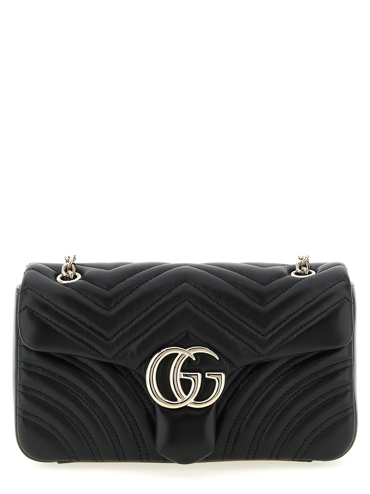 Gucci Black Lamb Leather Shoulder Bag