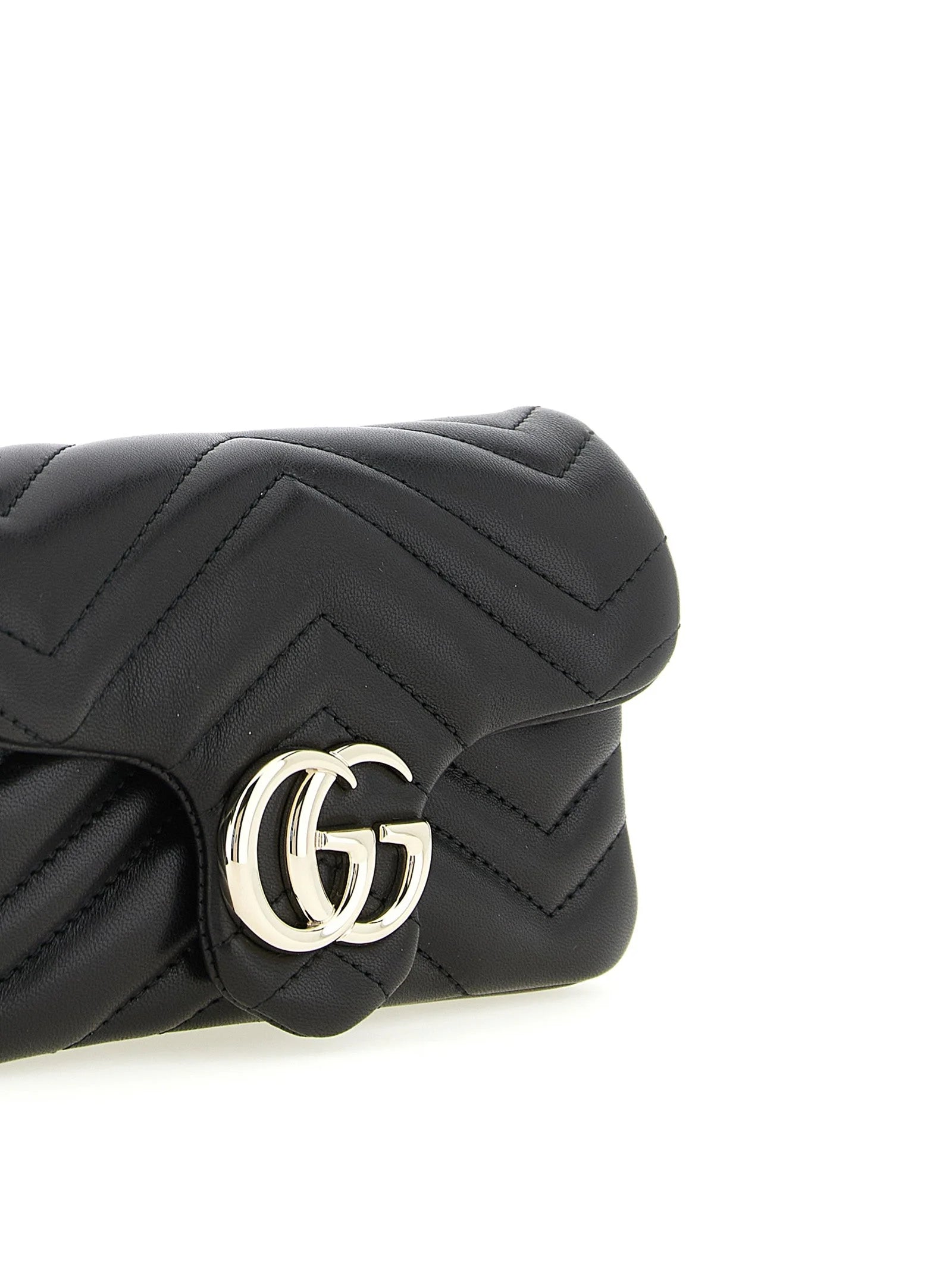Gucci Black Lamb Leather Shoulder Bag