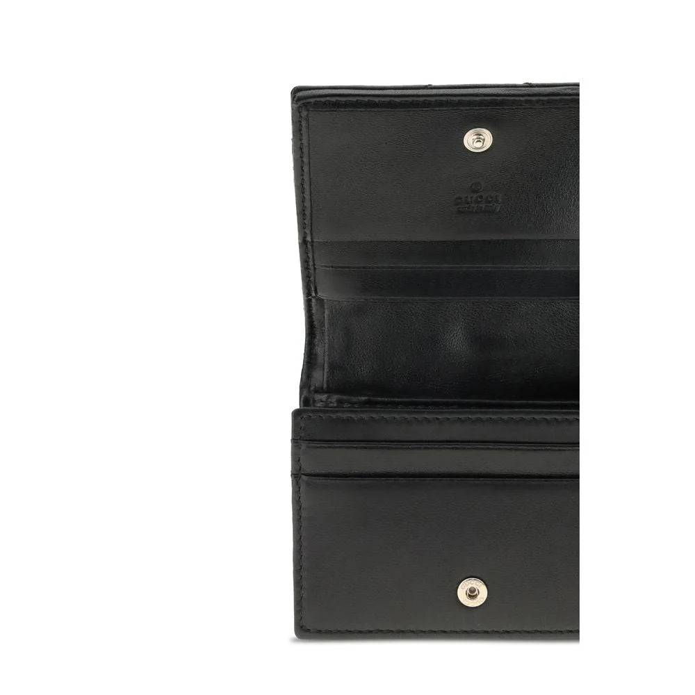 Gucci Black Lamb Ovis Aries Aries Wallet