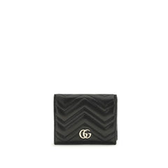 Gucci Μαύρο Πορτοφόλι από Δέρμα Αρνιού Ovis Aries Aries