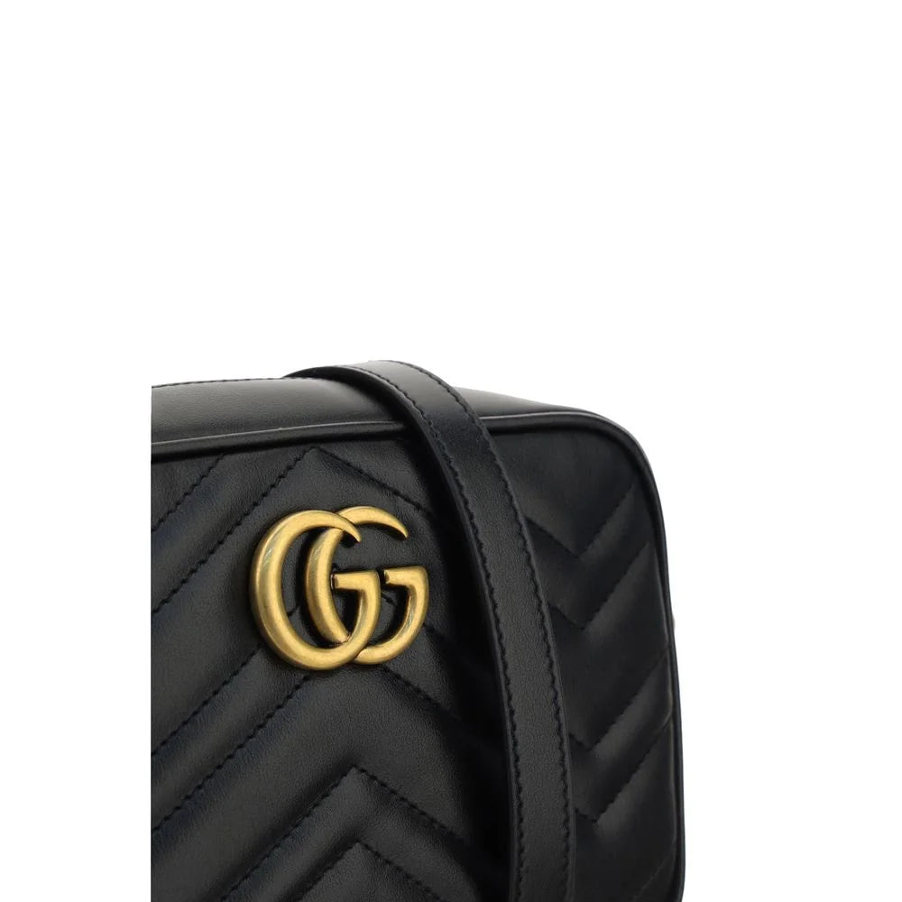 Gucci Black Leather Shoulder Bag