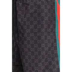 Bermuda de Nylon Preto Gucci