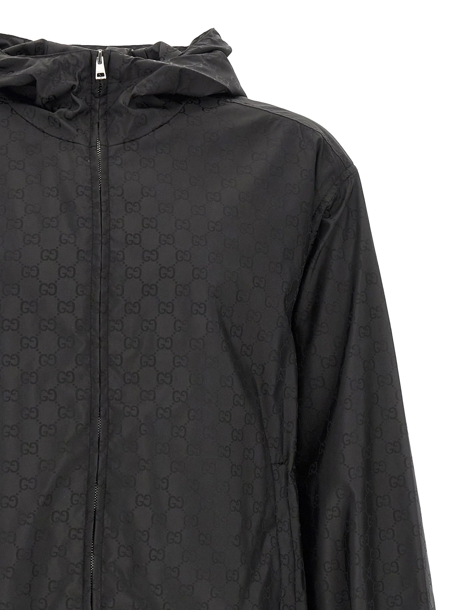 Gucci Black Polyamide Shell Jacket