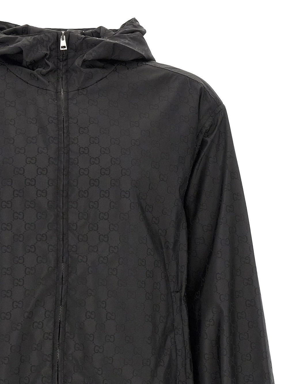 Gucci Black Polyamide Shell Jacket