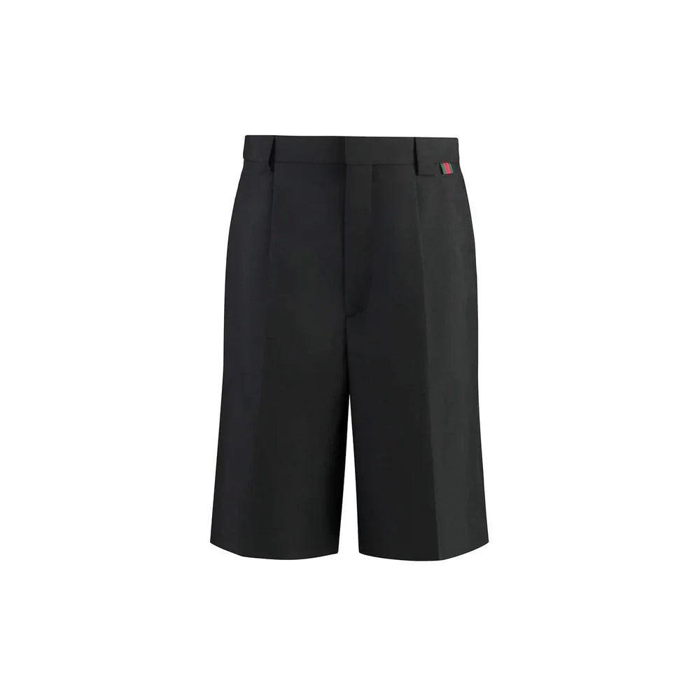 Gucci Black Polyester Bermuda Shorts - IT50 | L