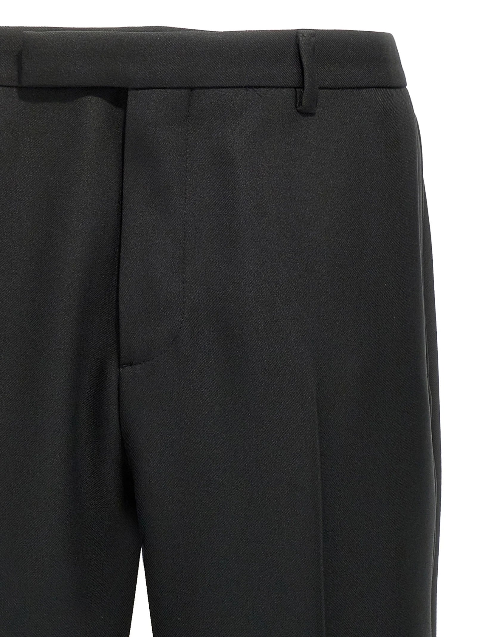 Gucci Black Polyester Casual Pants