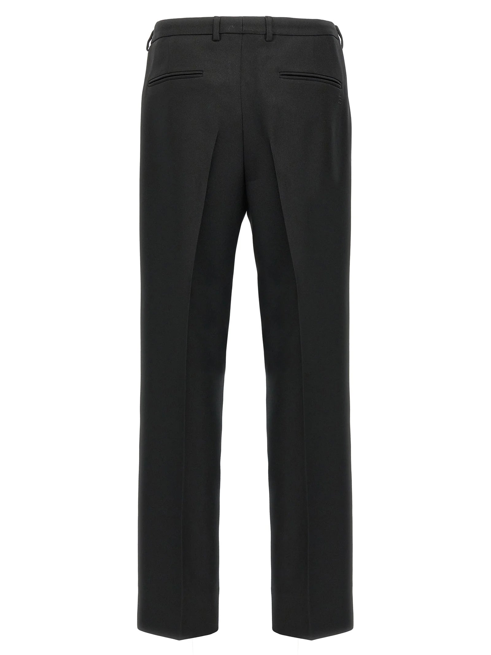 Gucci Black Polyester Casual Pants
