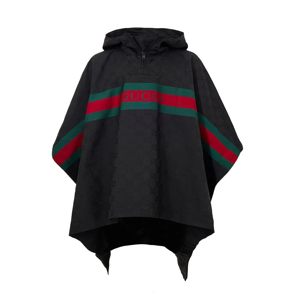 Gucci Black Polyester Trench Coat - L
